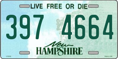 NH license plate 3974664