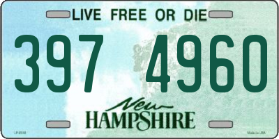 NH license plate 3974960
