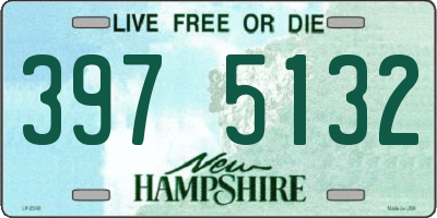 NH license plate 3975132