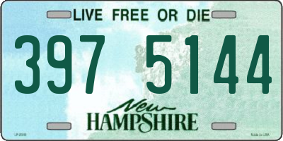 NH license plate 3975144