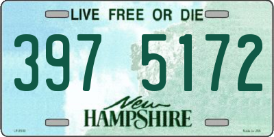 NH license plate 3975172