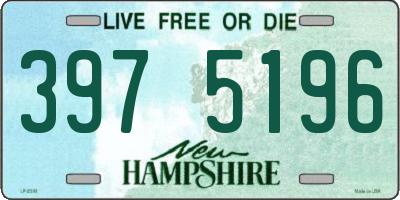 NH license plate 3975196