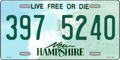 NH license plate 3975240