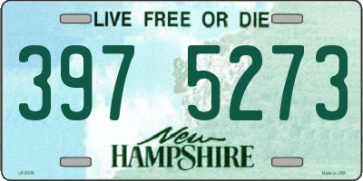 NH license plate 3975273