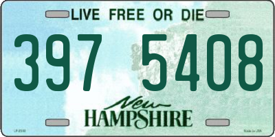 NH license plate 3975408
