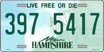 NH license plate 3975417