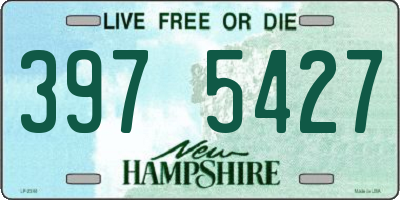 NH license plate 3975427