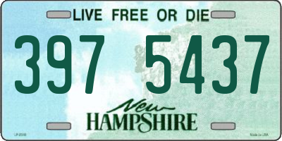 NH license plate 3975437