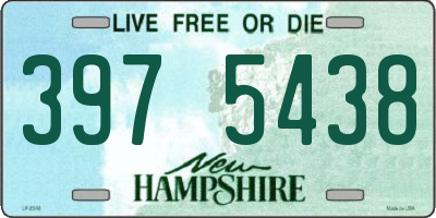 NH license plate 3975438
