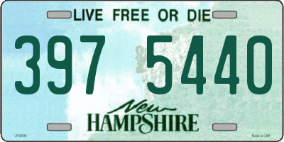 NH license plate 3975440