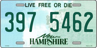 NH license plate 3975462