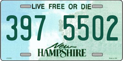 NH license plate 3975502