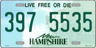 NH license plate 3975535