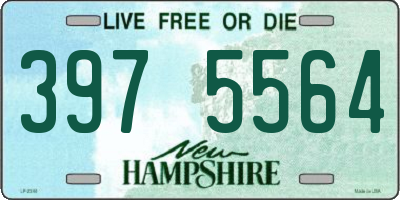 NH license plate 3975564