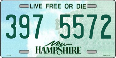 NH license plate 3975572