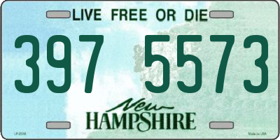 NH license plate 3975573