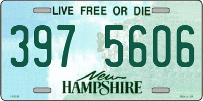 NH license plate 3975606