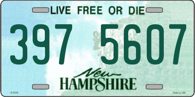 NH license plate 3975607