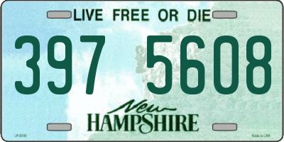 NH license plate 3975608
