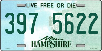 NH license plate 3975622