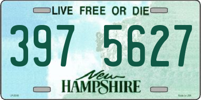 NH license plate 3975627
