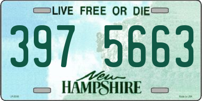 NH license plate 3975663