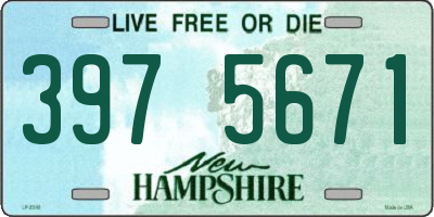 NH license plate 3975671