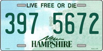 NH license plate 3975672