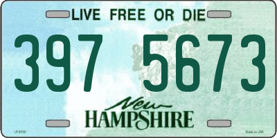 NH license plate 3975673