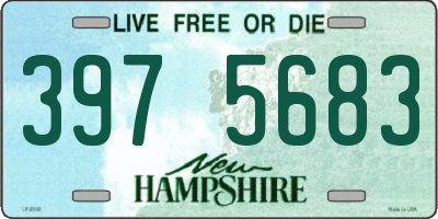 NH license plate 3975683