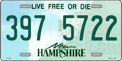 NH license plate 3975722