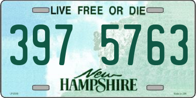 NH license plate 3975763