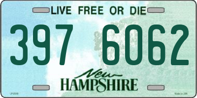 NH license plate 3976062
