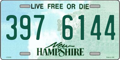 NH license plate 3976144