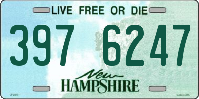 NH license plate 3976247