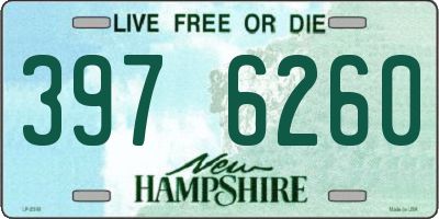 NH license plate 3976260