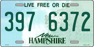 NH license plate 3976372