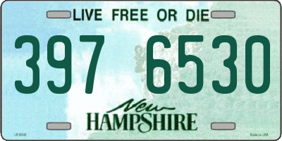 NH license plate 3976530