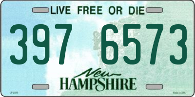 NH license plate 3976573