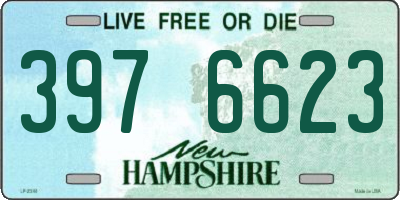 NH license plate 3976623
