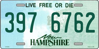 NH license plate 3976762