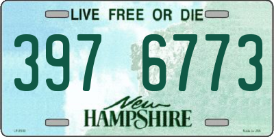 NH license plate 3976773