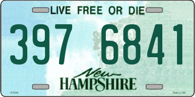 NH license plate 3976841
