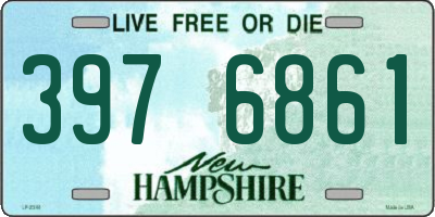 NH license plate 3976861