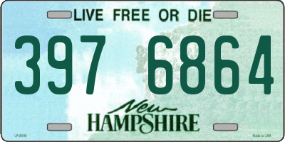 NH license plate 3976864