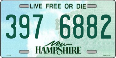NH license plate 3976882