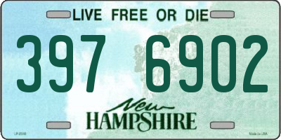 NH license plate 3976902