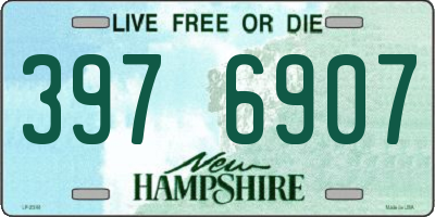 NH license plate 3976907