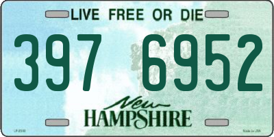 NH license plate 3976952
