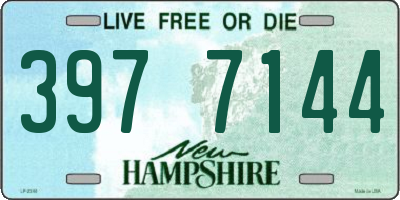 NH license plate 3977144